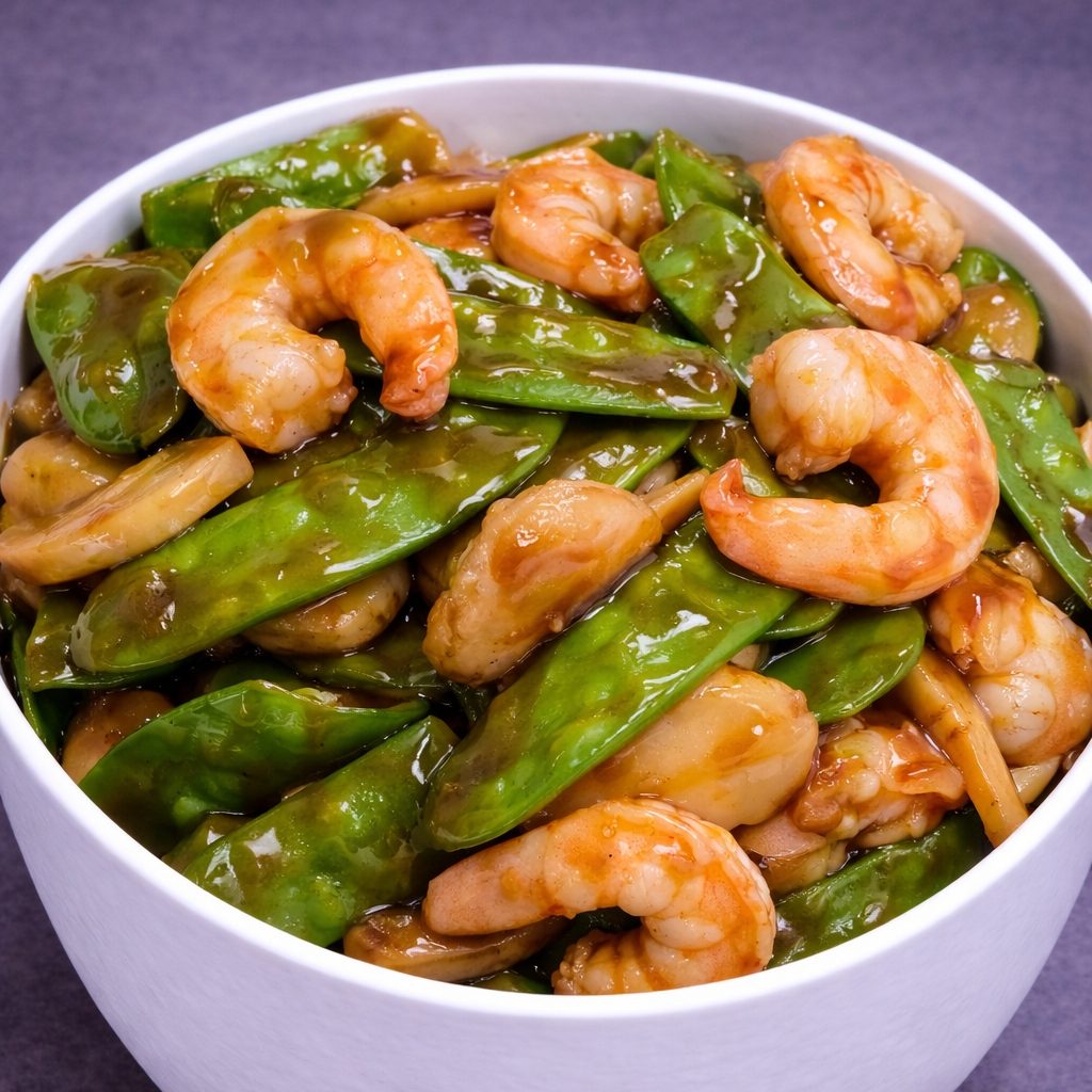 Shrimp with Pea Pod.