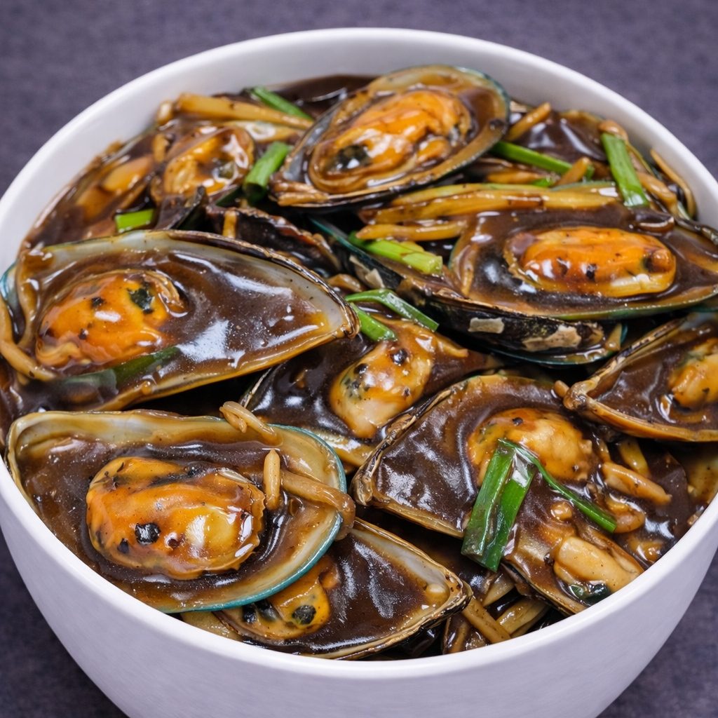 Mussels Black Bean Sauce.