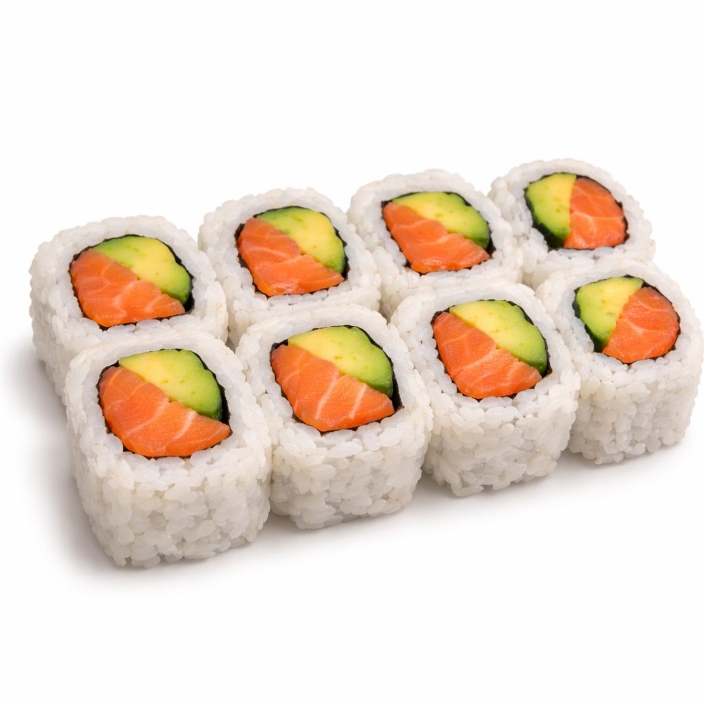 Salmon Avocado Roll.