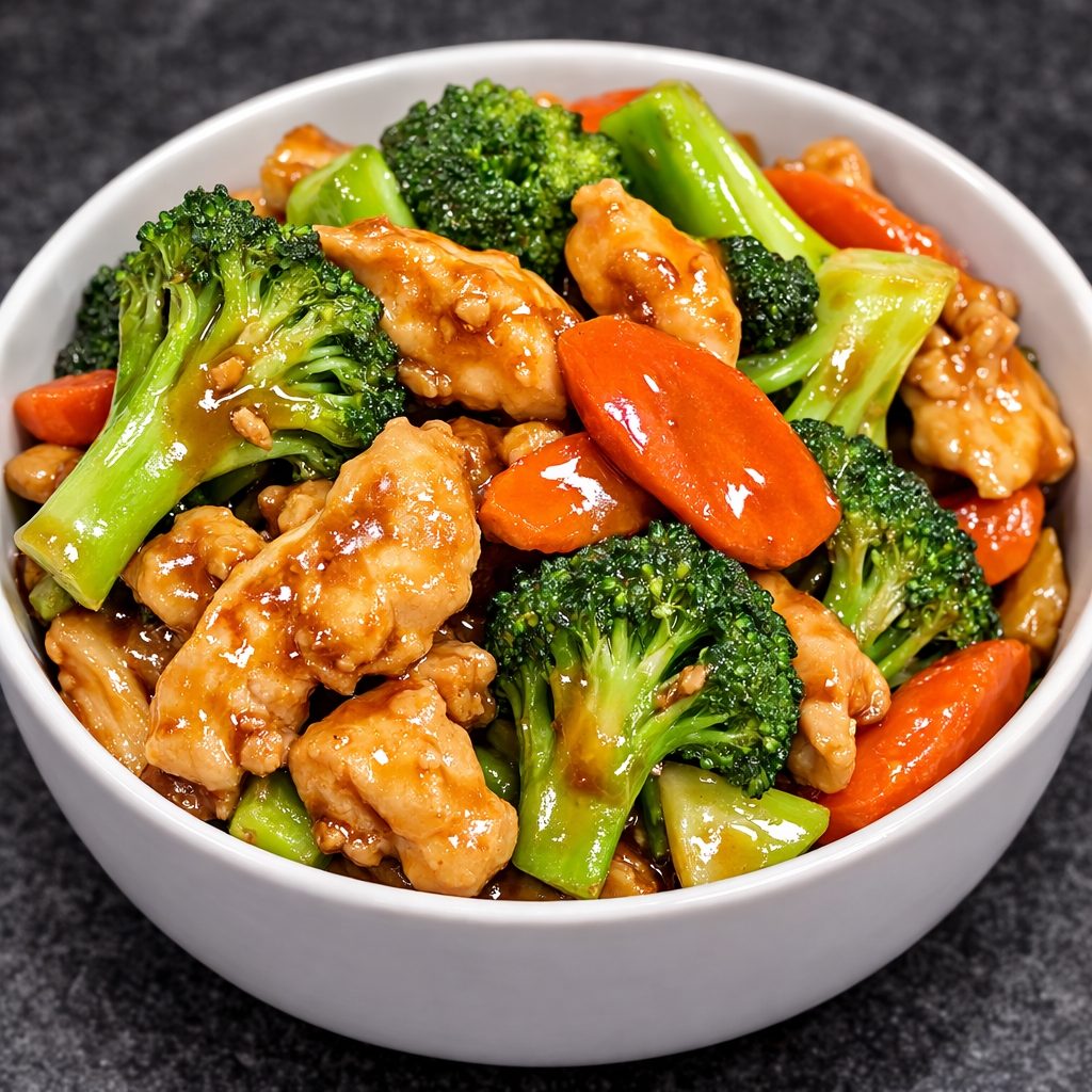 Chicken and Broccoli.