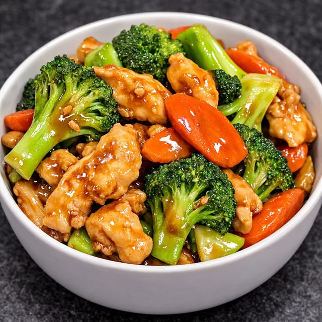 Chicken and Broccoli.