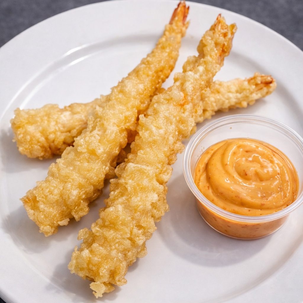 Shrimp Tempura Appetizer.